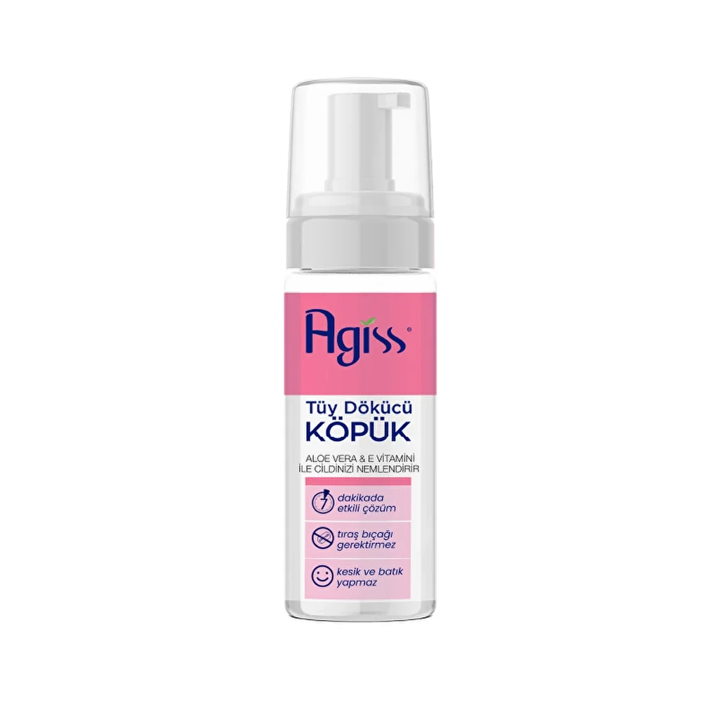 Agiss Aloe Vera Hair Removal Foam 150ml - Painless &amp; Smooth