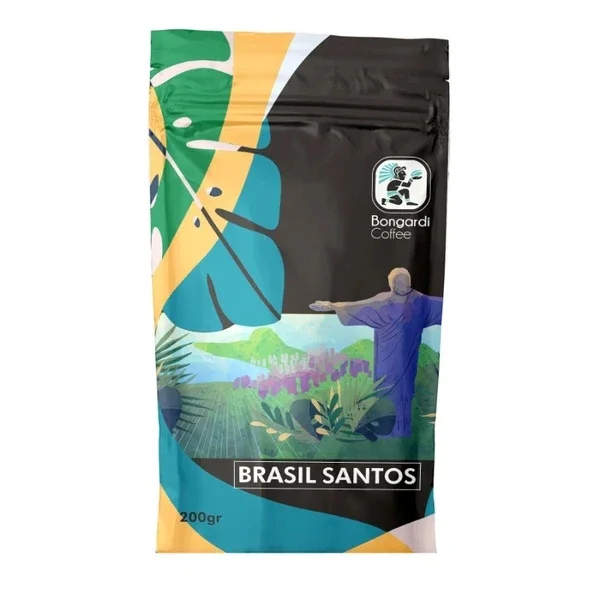 Bongardi Brazilian Santos Coffee Beans 200g - Smooth Aroma