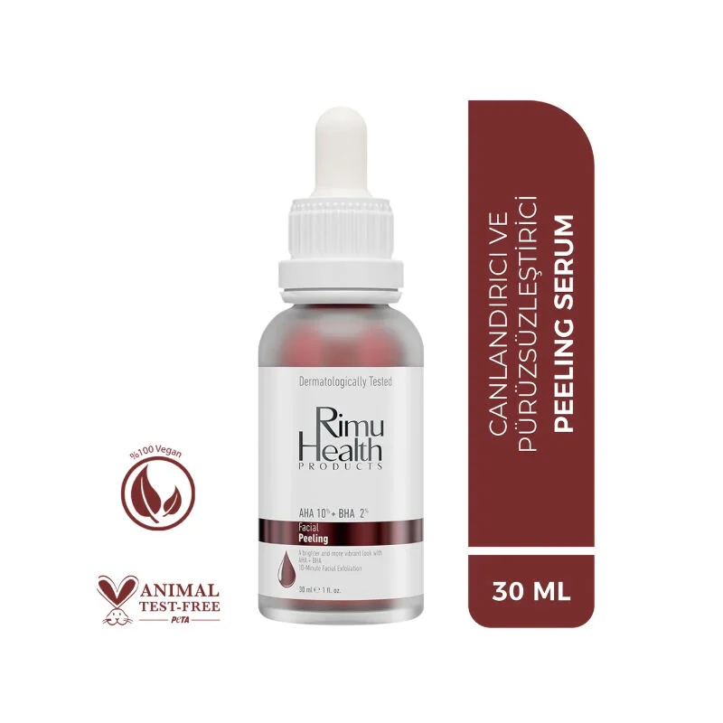Rimu Health سيروم ريمو هيلث لتقشير الوجه وتجديد البشرة وموازنة لونها، 30 مل