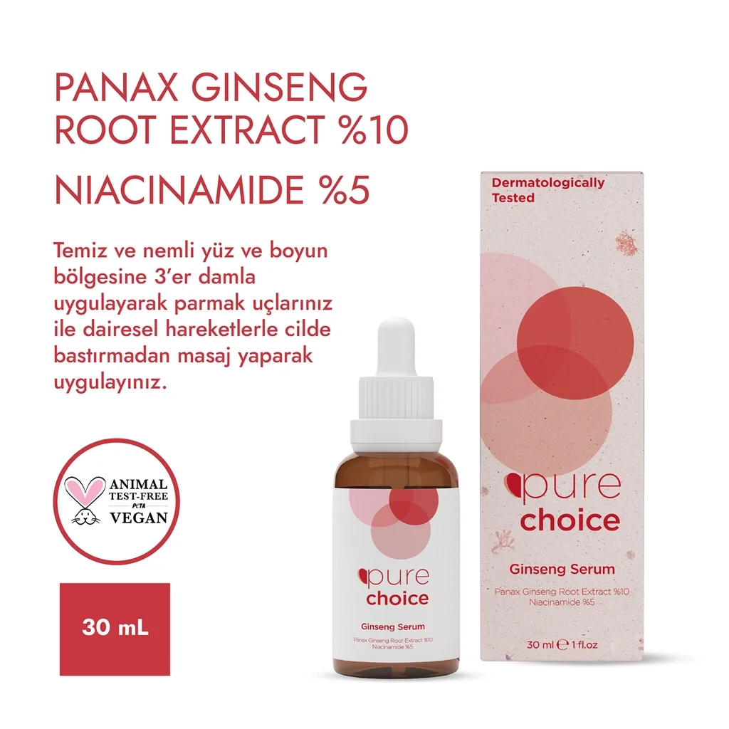 Pure Choice سيروم الجينسنغ بيور تشويس 30 مل