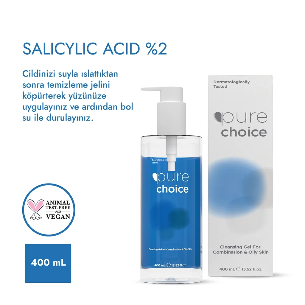 Гель для умывания Pure Choice для комбинированной и жирной кожи 400 мл