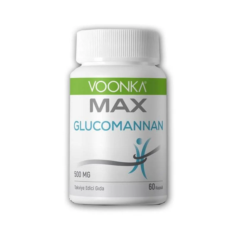 Voonka Max Glucomannan Kapseln für Gewichtsverlust und Verdauungsgesundheit