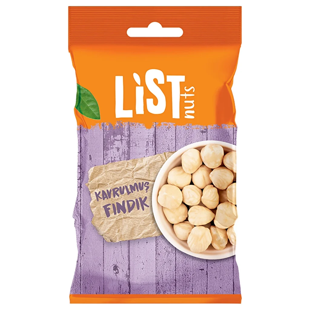 List Nuts Roasted Hazelnuts 34 gr
