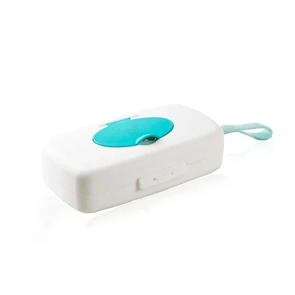 Babyjem Turquoise Wet Wipes Box for Easy Storage & Travel