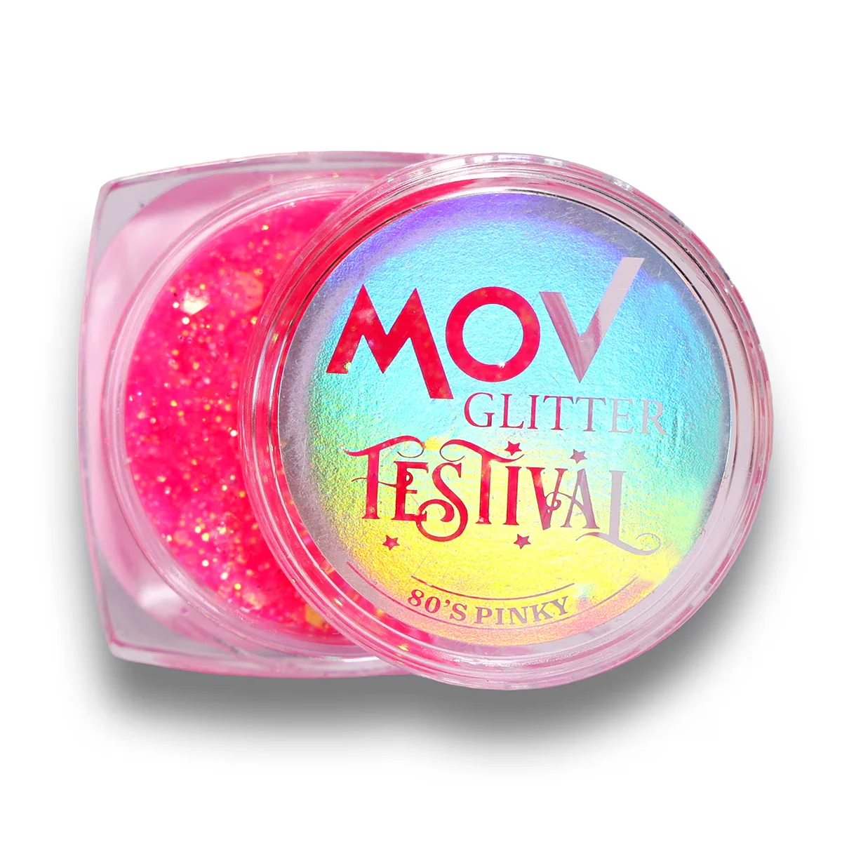 MOV Glitzercreme Nr. 09 - 80er Pink Festival Makeup Glanz