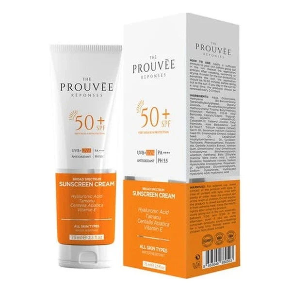 The Prouvee Response Spf 50 sun Cream 75 ml