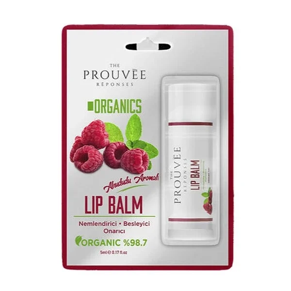The Prouvee Reponses Organic Lip Balm - Raspberry 5 ml