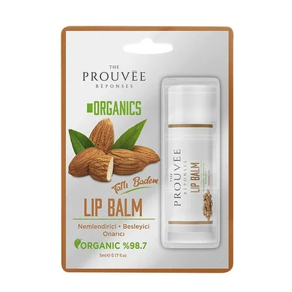 The Prouvee Reponses Organic Lip Balm - Sweet Almond 5 ml