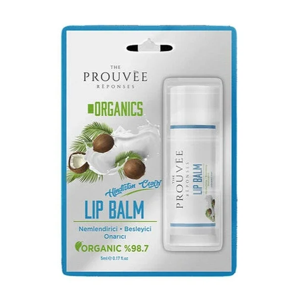 The Prouvee Reponses Organic Lip Balm - Coconut 5 ml