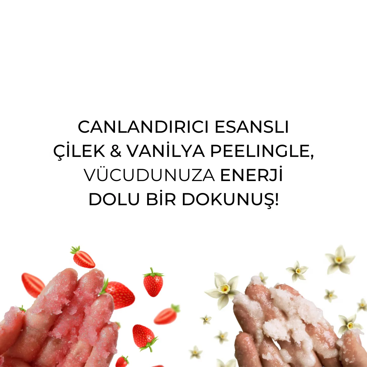 Derminix مقشر الجسم ديرمينيكس برائحة الفراولة والفانيليا 300 مل تقشير متوهج