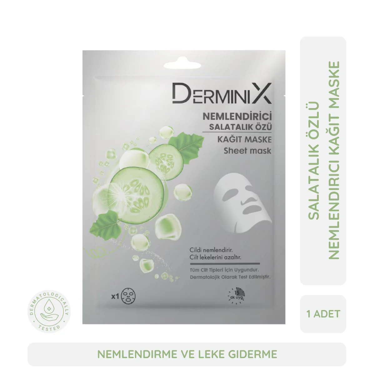 Derminix Cucumber Moisturizing Paper Mask - Hydrating & Soothing