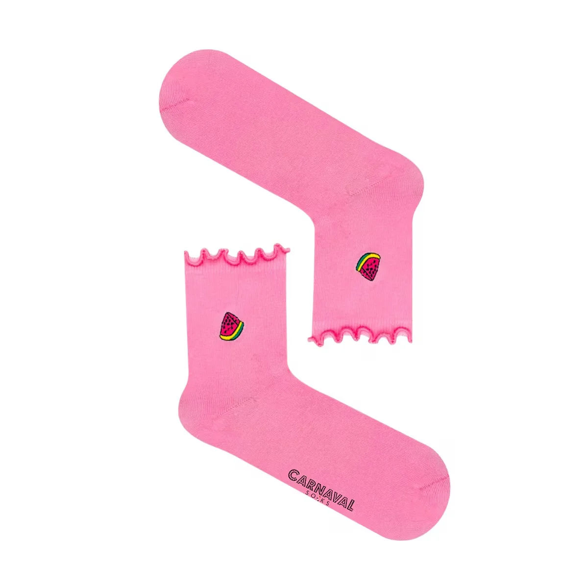 Carnaval Tennis Ruffle Watermelon Embroidered