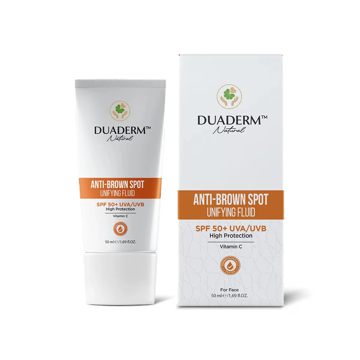 Duaderm Anti Brown Spot Spf 50 sun Cream Face 50 ml