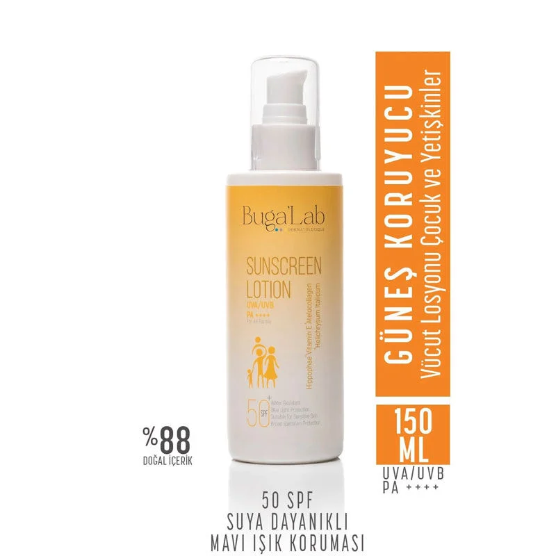 Bugalab Sunscreen Lotion 50 spf+ 150 ml