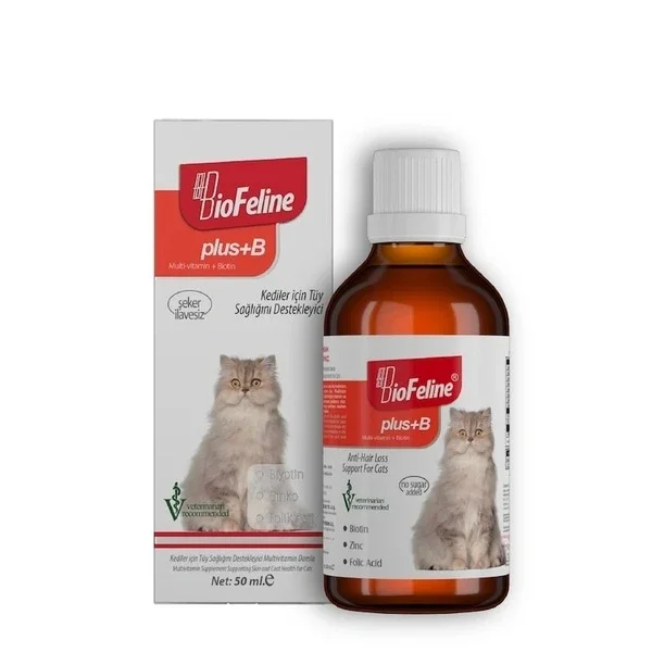 Biofeline Cat Hair Health Drops - Multivitamin for Skin & Fur