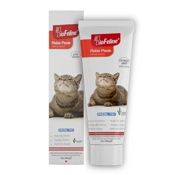 Biofeline Calming Paste for Cats - Stress Relief & Digestive Aid