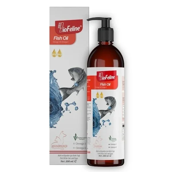 Biofeline Omega-3 Fish Oil for Dogs & Cats - 200 ml