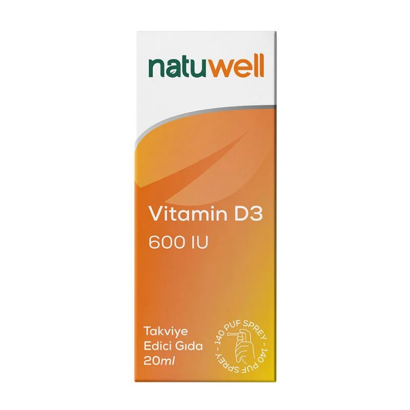 Natuwell D3 600 iu Spray Drops 20 ml