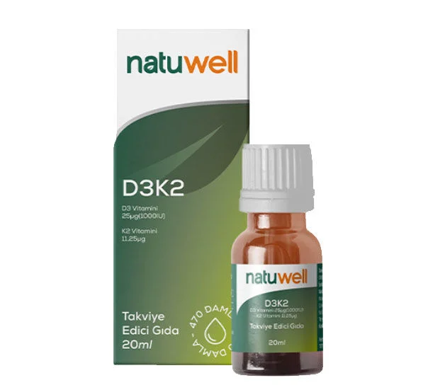 Natuwell D3 k2 drops 20 ml