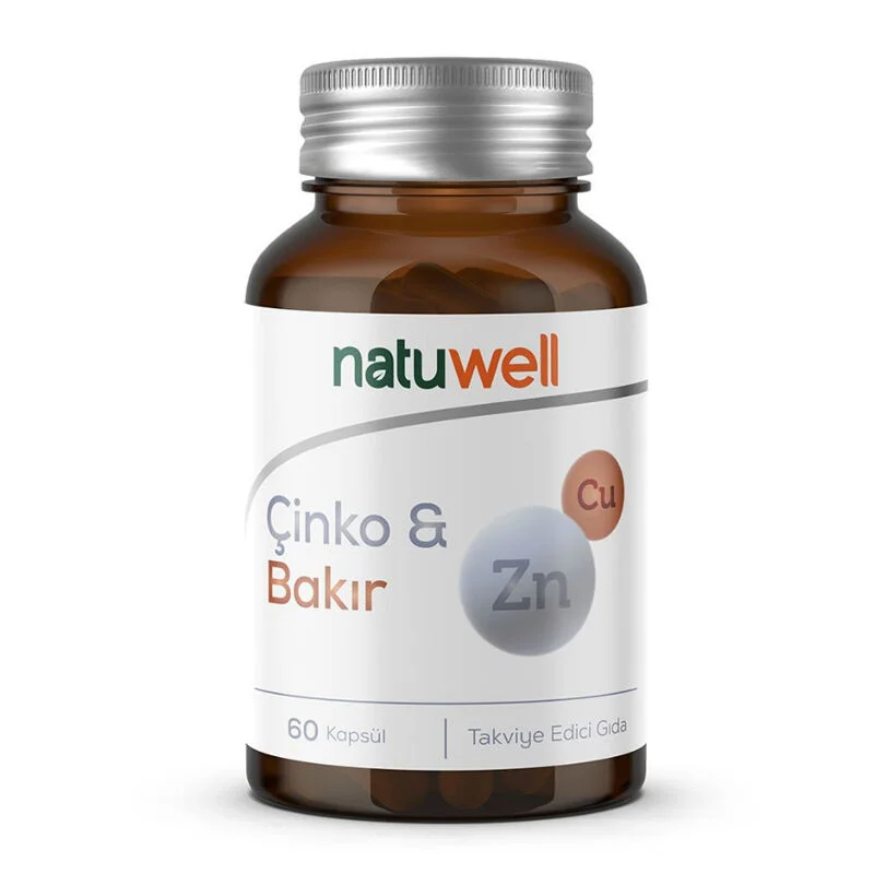 Natuwell Zinc - Copper Supplementary Food 60 capsules