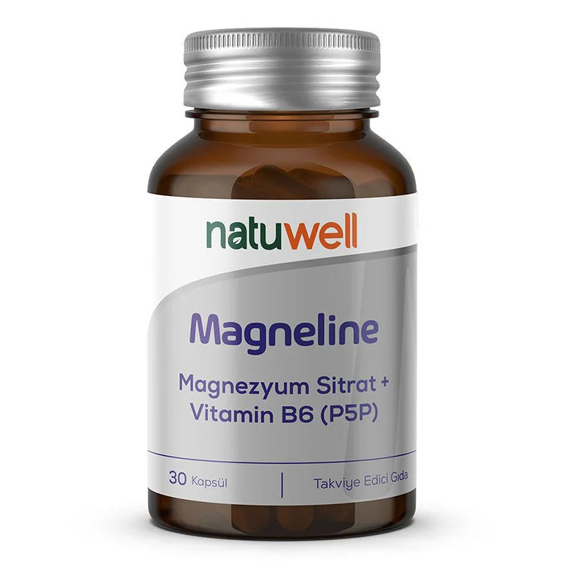 Natuwell Magneline Magnesium Citrate P5 p - Vitamin B6 30 capsules