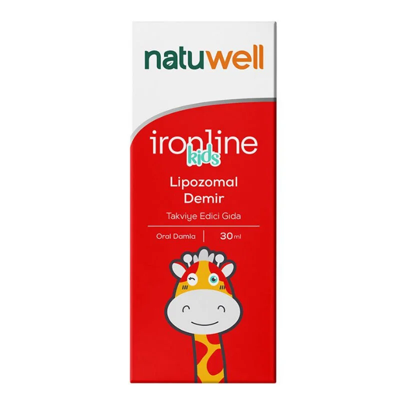 Natuwell Ironline Kids Liposomal Iron Containing Liquid Food Supplement 30 ml