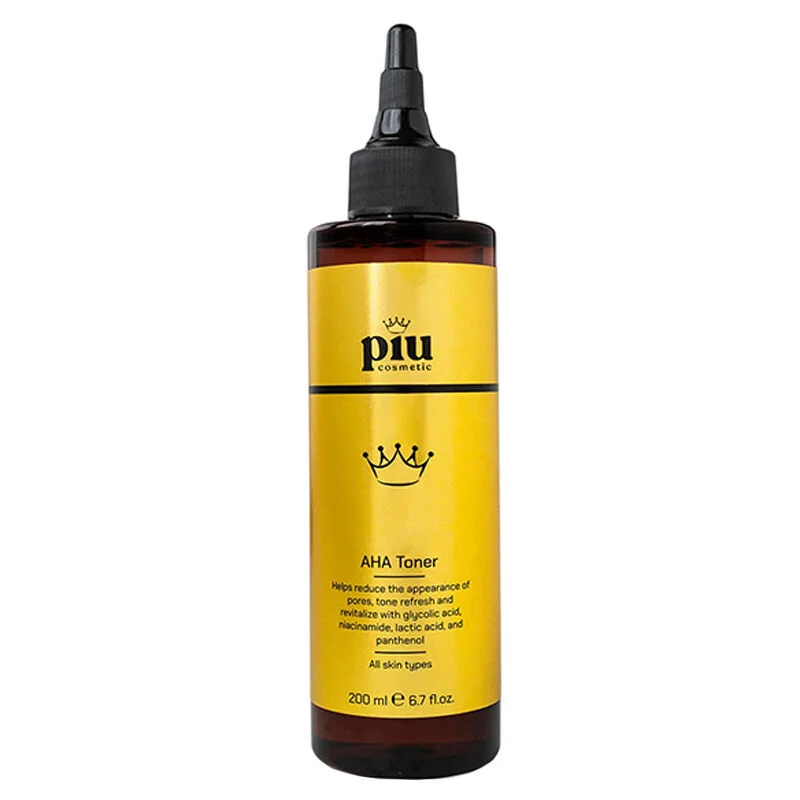 Piu AHA Toner 200ml - Peeling, Aufhellend &amp; Hydratisierend