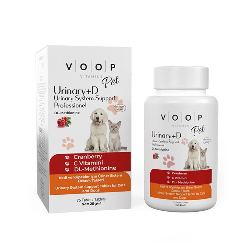 VOOP Urinary Support Tablets for Cats & Dogs - 75 Count