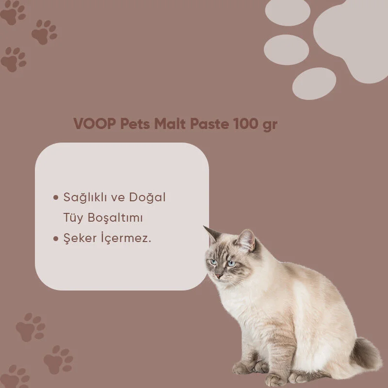 Voop Pet Anti-hairball Malt Paste For Cats 100 gr