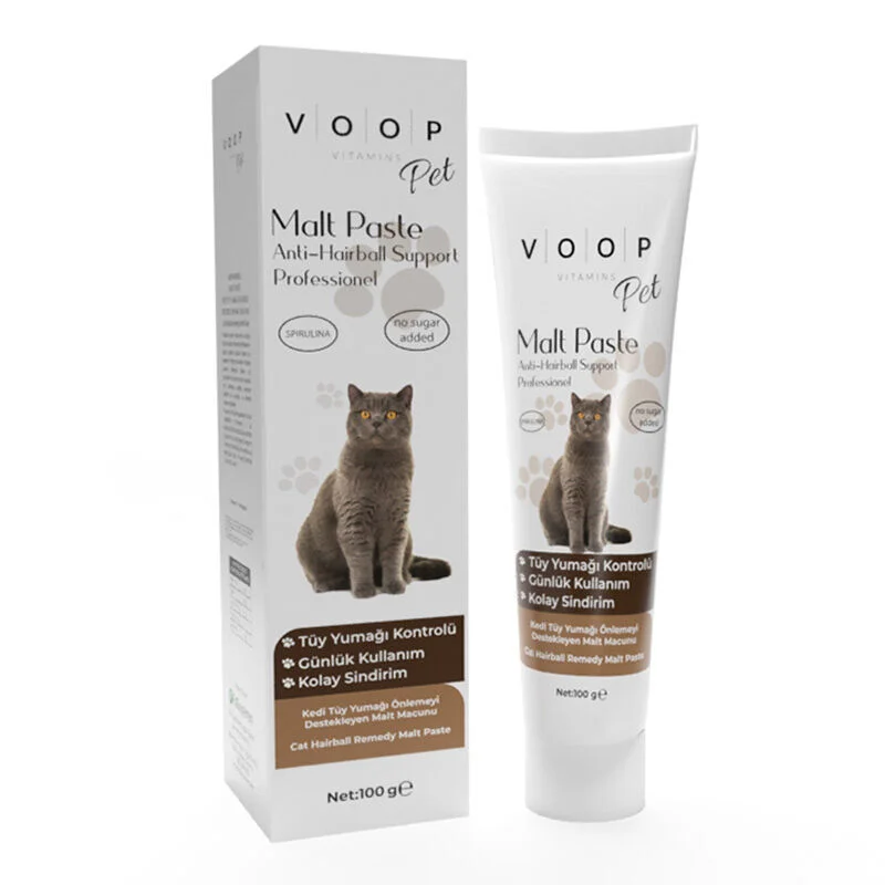 Voop Pet Anti-hairball Malt Paste For Cats 100 gr