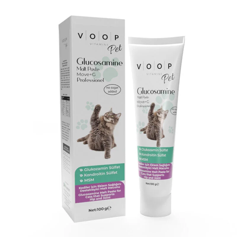 Voop Pet Joint And Muscle Support Malt Paste For Cats 100 gr