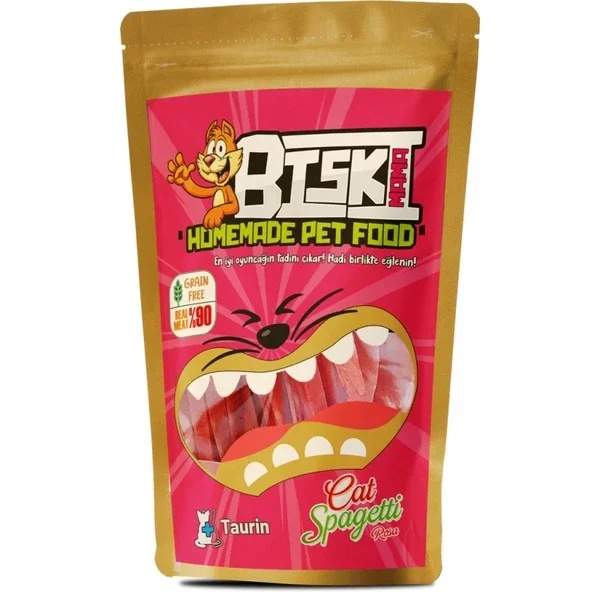 Biskimama Chicken & Salmon Cat Pasta Treats - 30g Grain-Free