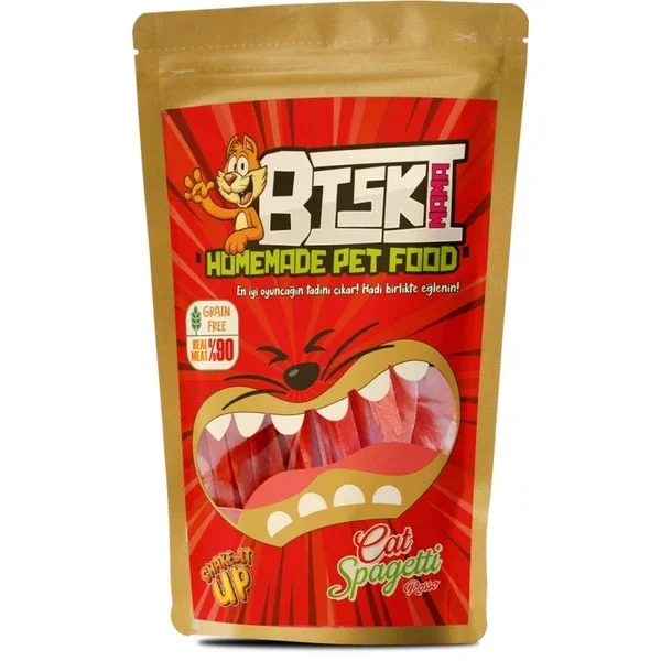 Biskimama Grain-Free Cat Pasta with Chicken & Salmon 30g