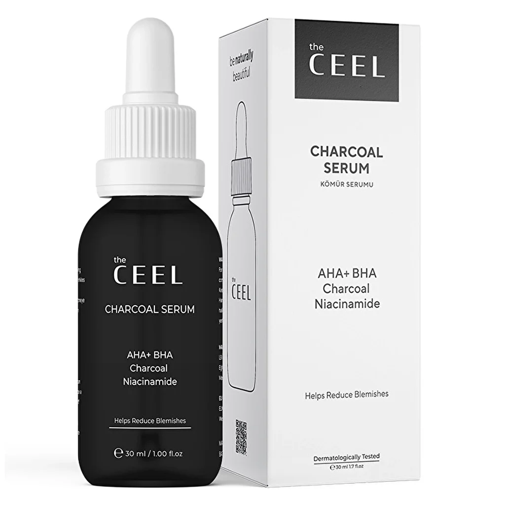 Ceel Aktivkohle Serum 30ml | AHA BHA Niacinamid Hautbooster