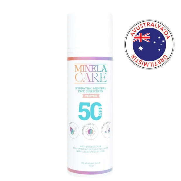 Minela Care كريم مينيلا كير المرطب للوجه بعامل حماية من الشمس 50، 70 غرام