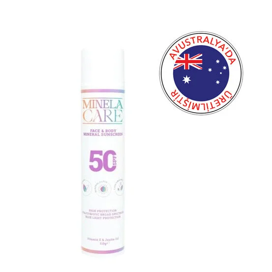 Minela Care Organic Mineral Filter Spf50+ Face And Body Sun Cream 110 gr