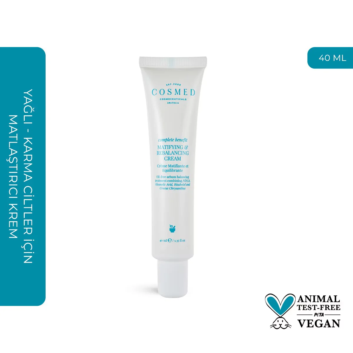 Cosmed Mattierende Rebalancierende Creme 40ml