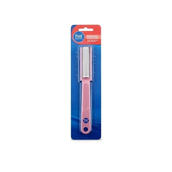 Foot Doctor Curved Surface Stainless Steel Foot File 1 pcs
