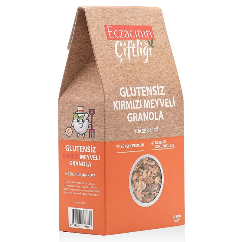 Eczacının Çiftliği Apothecary's Farm Gluten-free Red Fruit Granola 250 gr