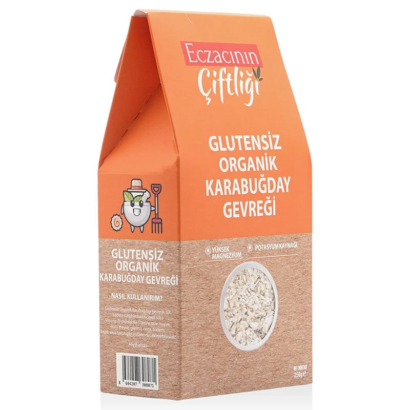 Eczacının Çiftliği Apothecary's Farm Gluten Free Organic Buckwheat Flakes 250 gr