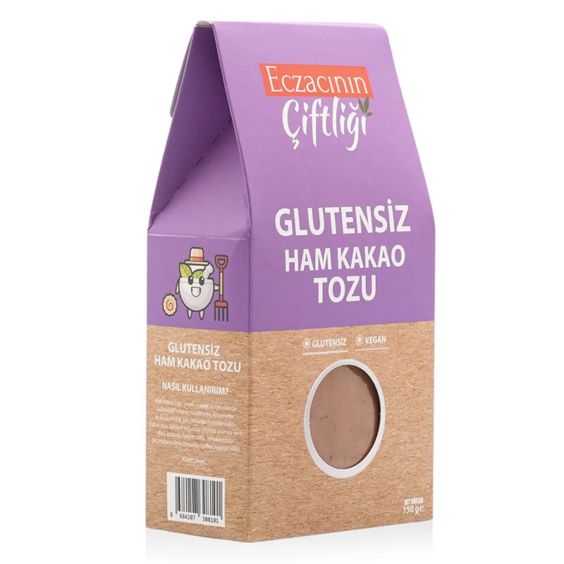 Eczacının Çiftliği Apothecary's Farm Gluten Free Raw Cocoa Powder 150 gr
