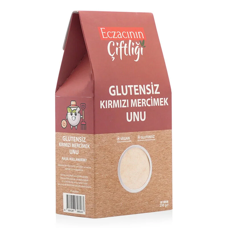 Eczacının Çiftliği Apothecary's Farm Gluten Free Red Lentil Flour 250 gr