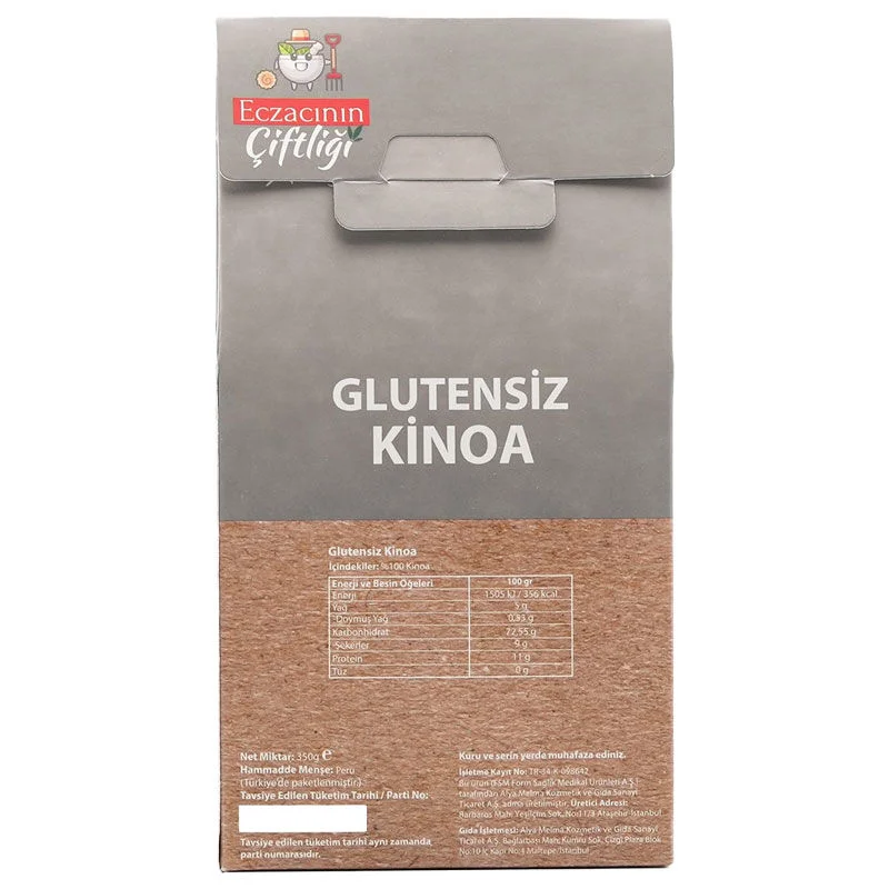 Bio-Glutenfreie Quinoa - 350g Pack von Pharmacist's Farm