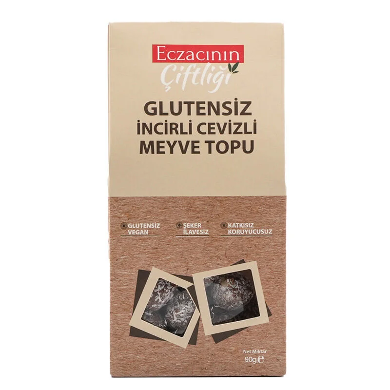 Eczacının Çiftliği Apothecary's Farm Gluten-free Fig And Walnut Fruit Ball 90 gr