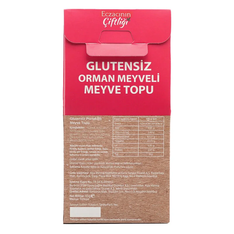 Pharmacist's Farm Glutenfreier Waldfruchtball 45g