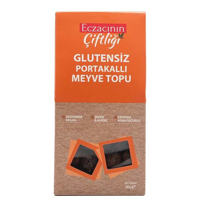 Eczacının Çiftliği Apothecary's Farm Gluten Free Orange Fruit Ball 90 gr
