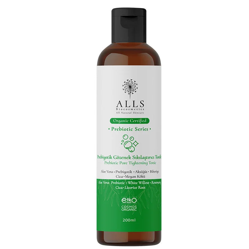 Alls Biocosmetics Organic Prebiotic Pore Tightening Toner 200 ml