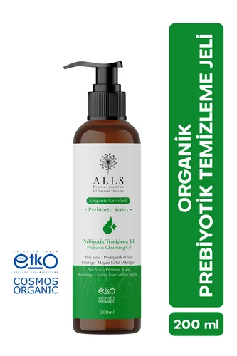 Органический пребиотический очищающий гель 200 мл от Alls Biocosmetics