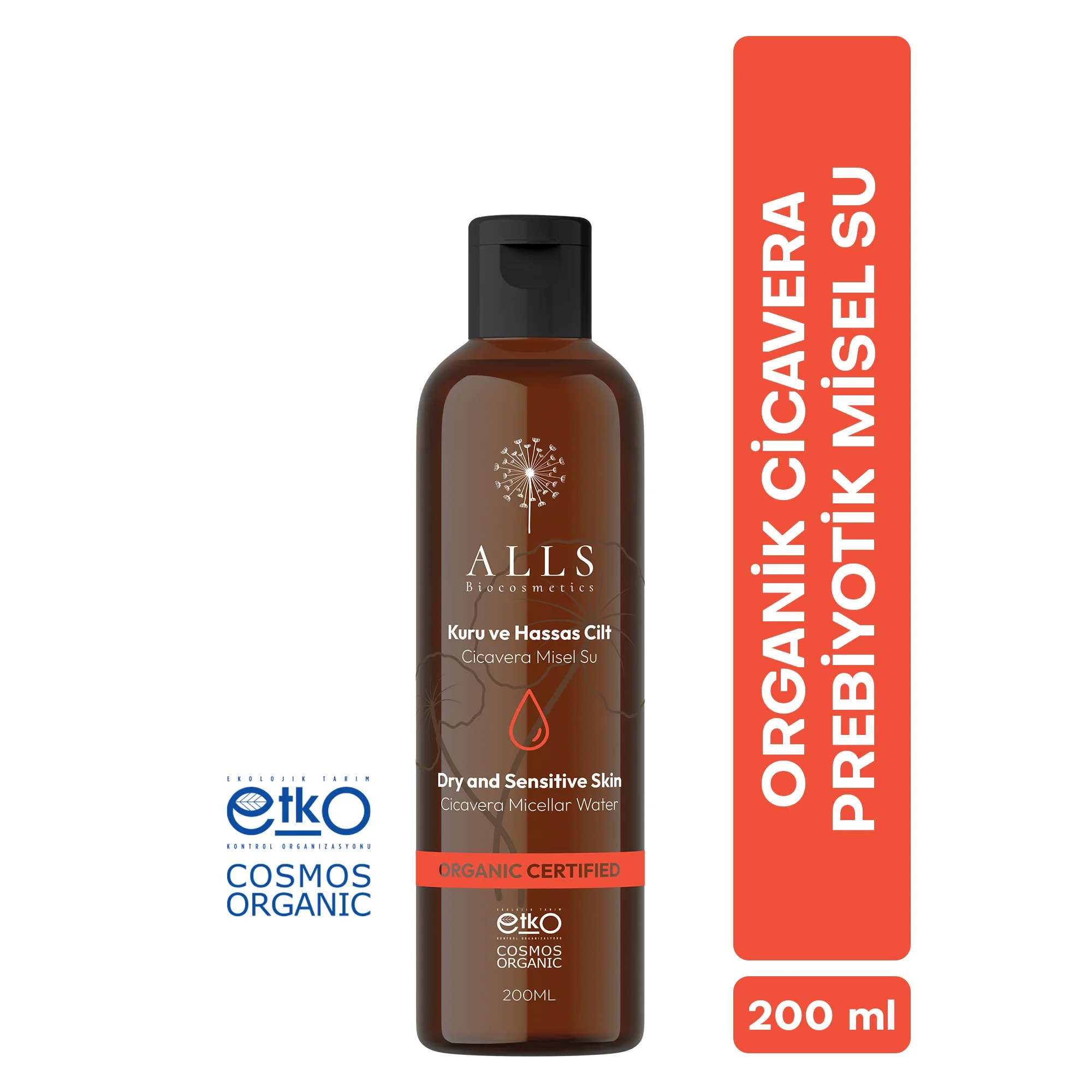 Alls Biocosmetics CicaVera Prebiotisches Mizellenwasser 200ml