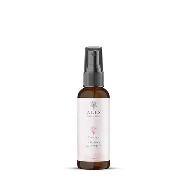 Alls Biocosmetics 100% Natural Rose Water - 50ml Hydrating Mist